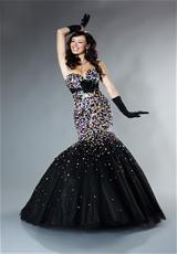 Tiffany 16618.  Available in Black/Multi, Champagne/Multi, White/Multi